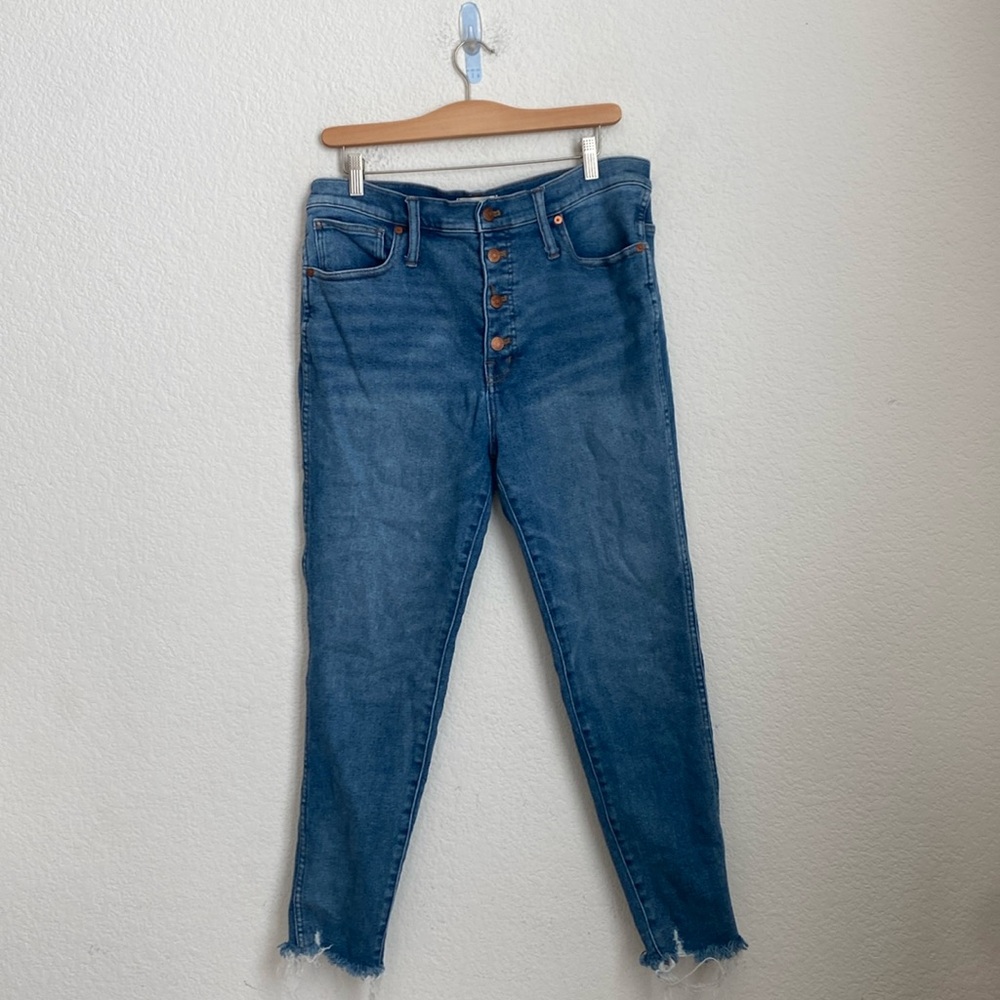 Madewell 10” High Rise Skinny Jeans Size 33